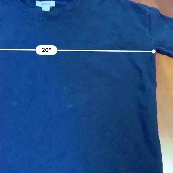 Madewell Navy Blue Pullover Long Sleeve Sweatshirt - Picture 7 of 7